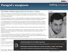 Tablet Screenshot of maciejczerniak.redblog.pomorska.pl